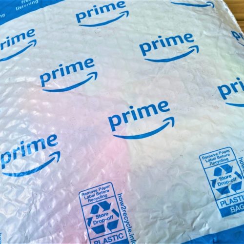 Amazon plastic bubble-lined mailer